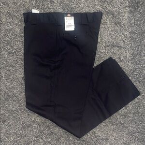 Dickies Men's Black Pants slacks work pants 874 flex original fit NWT